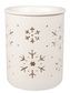 Aromalampa vločky porcelánová 10.5 x 13 x 10,5 cm