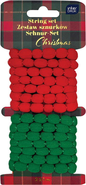 Sznurek dekor. BN 2x1 m Christmas Interdruk B/C Sznurek dekor. BN 2x1 m Christmas Interdruk B/C