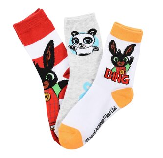 SADA 3 KS  PONOŽKY BING - velikost 27-30