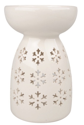 Aromalampa vločky porcelánová 9 x 14 x 9 cm Aromalampa vločky porcelánová 9 x 14 x 9 cm