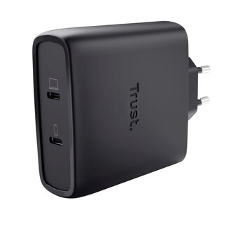 TRUST GaN Nabíječka MAXO 100W 2-Port, USB-C, černá