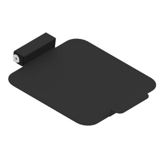 Víko pro koš EKO WALL Station a EKO STAR Station, lakovaná ocel, černá