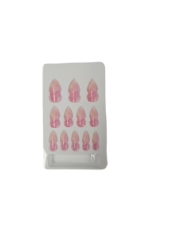 Leventi Umělé nalepovací nehty s dekorem a s lepící ploškou-s9- 12 ks