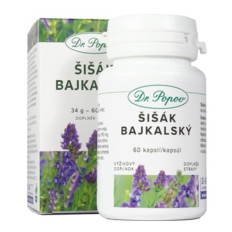 Šišák bajkalský , 60 kapslí Dr. Popov