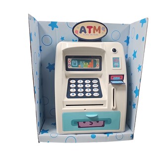 Leventi Dětský bankomat  - BABY ATM  - barva modrá