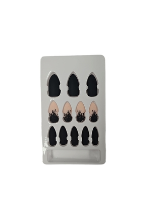 Leventi Umělé nalepovací nehty s dekorem a s lepící ploškou-s6- 12 ks