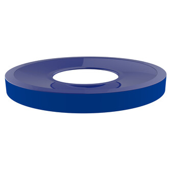 Víko pro koš Eko,45 l, papír - modré, lakovaná ocel