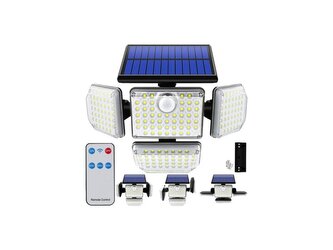 Leventi Solární lampa 181 LED s venkovním panelem