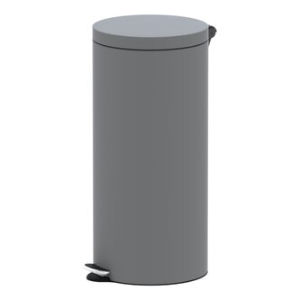 Pedálový odpadkový koš Freedom Fresh 30 l, lakovaná ocel, šedá