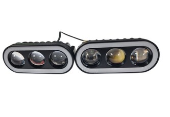 Leventi Sada 2 lamp se 3 světlomety pro motocykly