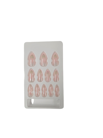 Leventi Umělé nalepovací nehty s dekorem a s lepící ploškou-s15- 12 ks