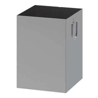 Vnitřní nádoba pro odpadkový koš EKO WALL Station, 25 L, pozinkovaná ocel, šedá