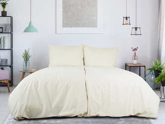 B.E.S. - Petrovice, s.r.o. Povlečení BAVLNA Jednobarevné 140x200+70x90 hotelová kapsa - Kávová