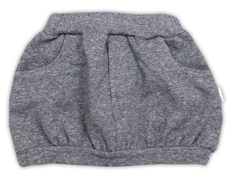 Suknička NICOL SUPERSTAR - melír šedá, vel. 74; 74 (6-9m)