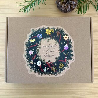 Be Nice EKO Samolepkový Adventní kalendář