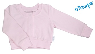 Kojenecké bolérko Nicol, Paula - růžové, vel. 104; 104 (3-4r); růžová