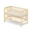 Postýlka pro miminko ANNA 120x60cm se spouštěcím bokem - přírodní; natural