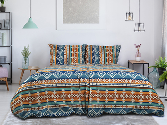 B.E.S. - Petrovice, s.r.o. Bavlněné flanelové povlečení české výroby - Aztec Spirit