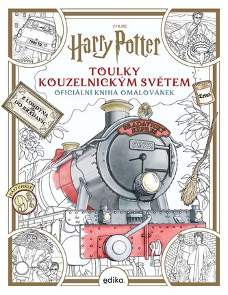 Harry Potter: Toulky kouzelnickým světem - oficiální kniha omalovánek Harry Potter: Toulky kouzelnickým světem - oficiální kniha omalovánek