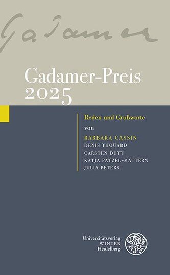 Gadamer-Preis 2025