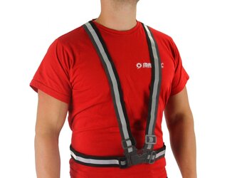 Reflexní popruhy stříbrné, univerzální velikost MAR-POL