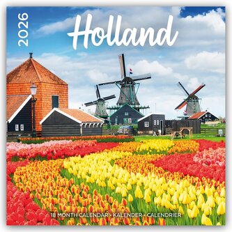Holland - Niederlande 2026 - 16-Monatskalender - Original Plenty Gifts-Kalender [Mehrsprachig] [Kalender]