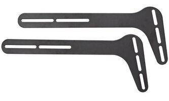 NEDIS univerzální držák pro repro / na soundbar/ nosnost 15 kg/ černý NEDIS univerzální držák pro repro / na soundbar/ nosnost 15 kg/ černý