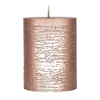 ARÔME Rustikální svíčka 5x10cm Metalická barva Hnědá (Copper)