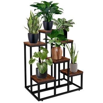 Stojan na květiny Belgar hnědý/černý