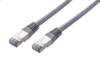 Kabel C-TECH patchcord Cat5e, FTP, šedý, 1m Kabel C-TECH patchcord Cat5e, FTP, šedý, 1m
