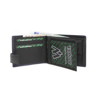 Pánská kožená peněženka Arwel 4241 Jeans­­ - modrá