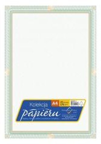 Papier ozdobny A4 certyfikat dyplom 170g/m2 25ar Papier ozdobny A4 certyfikat dyplom 170g/m2 25ar