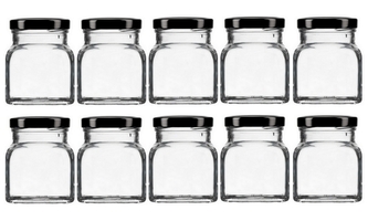 DuraHome Sklenice zavařovací 120ml s víčkem 53, 10ks