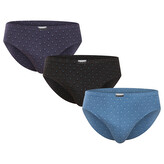 3PACK pánské slipy Andrie vícebarevné (PS 3592) L