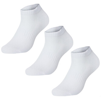 3PACK ponožky Benysøn kotníkové bílé (B-6102) L