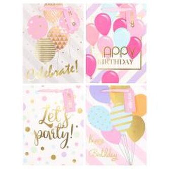 Torba prezentowa Party 18x23x10cm mix STRIGO Torba prezentowa Party 18x23x10cm mix STRIGO