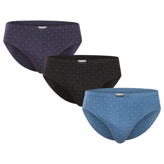 3PACK pánské slipy Andrie vícebarevné (PS 3592) XXL