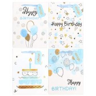 Torba prezentowa Party 18x23x10cm mix STRIGO Torba prezentowa Party 18x23x10cm mix STRIGO