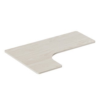 Powerton ERGO EDGE TOP Deska stolu rohová 160x110-60x2,5 cm, akát