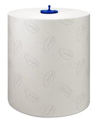 Papírové ručníky "Matic", bílá s šedým vzorem listů, 2-vrstvé, systém H1, Advanced, TORK 120067