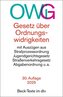 Gesetz über Ordnungswidrigkeiten. OWiG