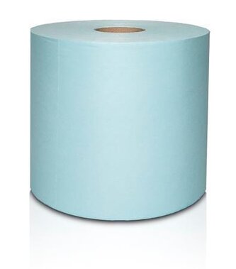 Víceúčelové ubrousky, tyrkysová, 1-vrstvé, 200 útržků, 1 role, netkaná textilie, SMILESZMTKT200