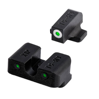 TruGlo - Trytowe przyrządy celownicze Tritium Pro - Glock - Niskie - Biała obwódka - TG231G1W