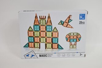 Klocki magnetyczne 28el. 013258 95847