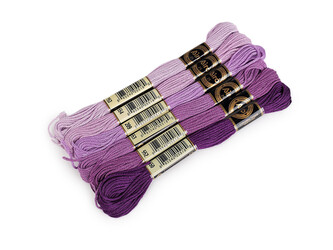 Příze vyšívací typ mouline AIRO sada odstínů 6 ks/8 m - 6 ks - 6 fialová Příze vyšívací typ mouline AIRO sada odstínů 6 ks/8 m - 6 ks - 6 fialová