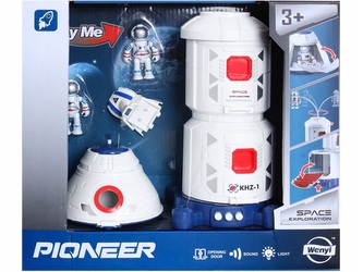 Stacja kosm.zest.św/dźw+2xkosmonauta 009638 57418