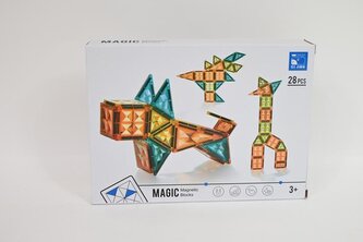 Klocki magnetyczne 28el. 013259 95854