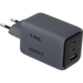 AUKEY PA-C5 Comet Mix 4 PD GaN nabíječka (100W) šedá