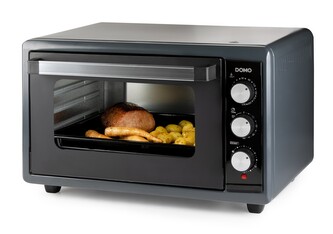 Elektrická trouba - 50 litrů - DOMO DO808GO, Příkon: 2 000 W, Objem: 50 litrů, Zaoblená zadní stěna