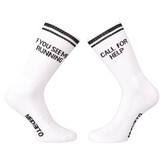 Ponožky Nedeto sportovní vysoké Running bílé (1NOBT4) M